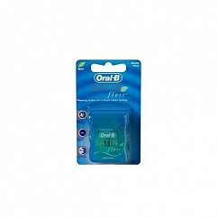 Зубная нить ORAL-B SatinFloss 25м мятная
